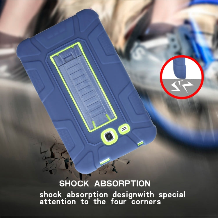 For Samsung Galaxy Tab A 7.0 T280 C5 Four Corners Shockproof Silicone + PC Protective Case with Holder