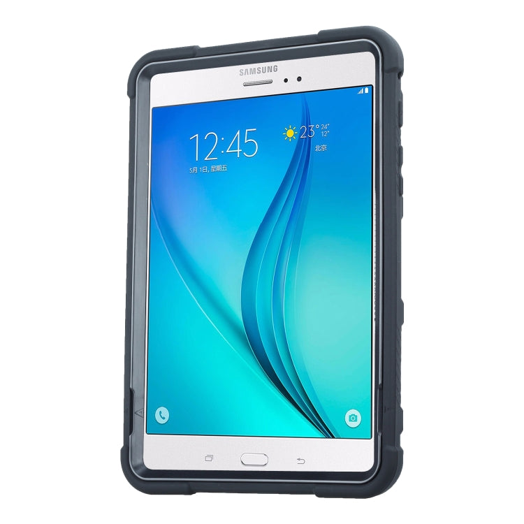 For Samsung Galaxy Tab A 8.0 2015 C5 Four Corners Shockproof Silicone + PC Protective Case with Holder