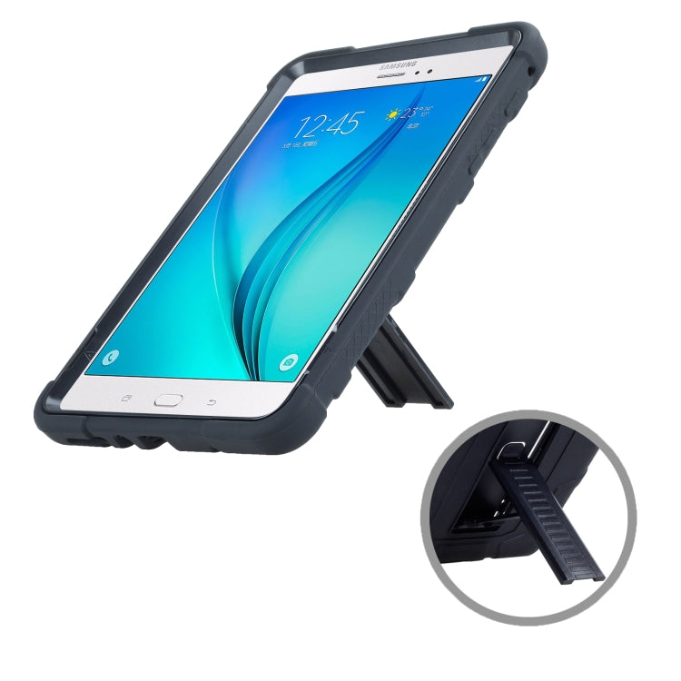 For Samsung Galaxy Tab A 8.0 2015 C5 Four Corners Shockproof Silicone + PC Protective Case with Holder