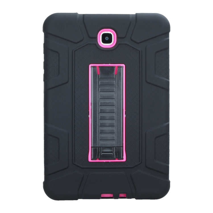 For Samsung Galaxy Tab A 8.0 2015 C5 Four Corners Shockproof Silicone + PC Protective Case with Holder