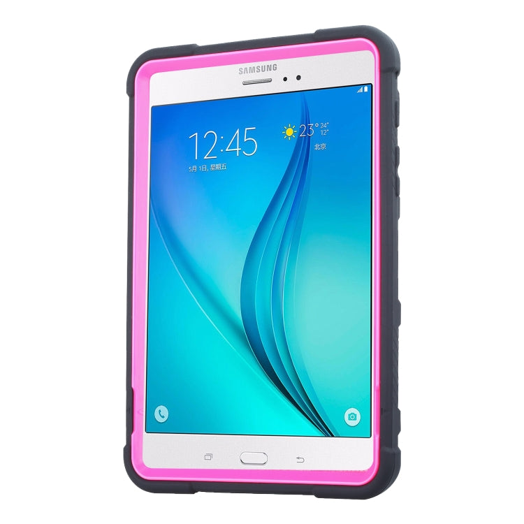 For Samsung Galaxy Tab A 8.0 2015 C5 Four Corners Shockproof Silicone + PC Protective Case with Holder
