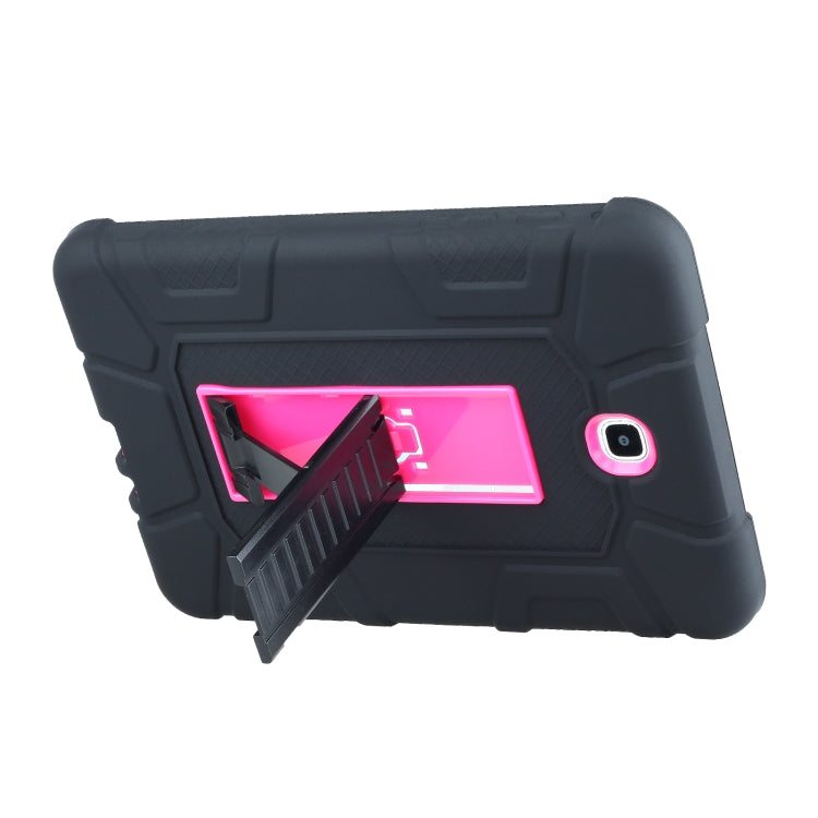 For Samsung Galaxy Tab A 8.0 2015 C5 Four Corners Shockproof Silicone + PC Protective Case with Holder