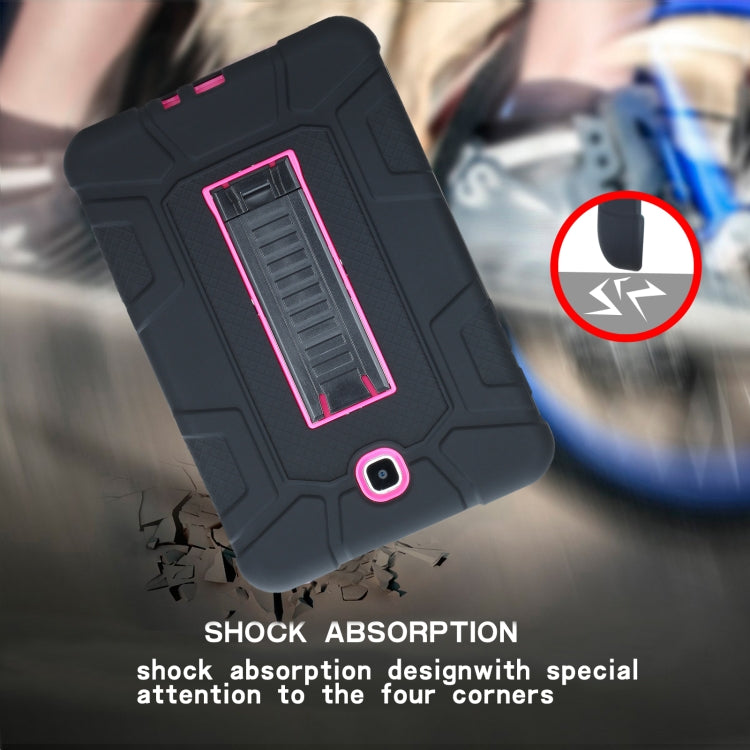 For Samsung Galaxy Tab A 8.0 2015 C5 Four Corners Shockproof Silicone + PC Protective Case with Holder