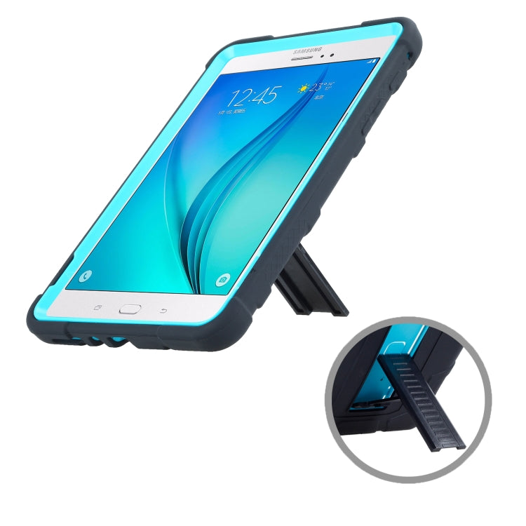 For Samsung Galaxy Tab A 8.0 2015 C5 Four Corners Shockproof Silicone + PC Protective Case with Holder