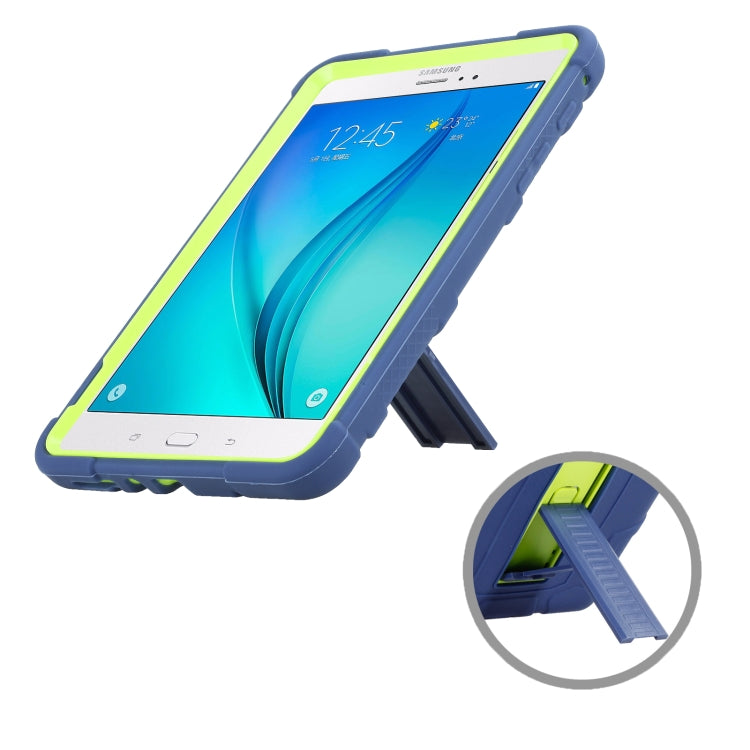 For Samsung Galaxy Tab A 8.0 2015 C5 Four Corners Shockproof Silicone + PC Protective Case with Holder