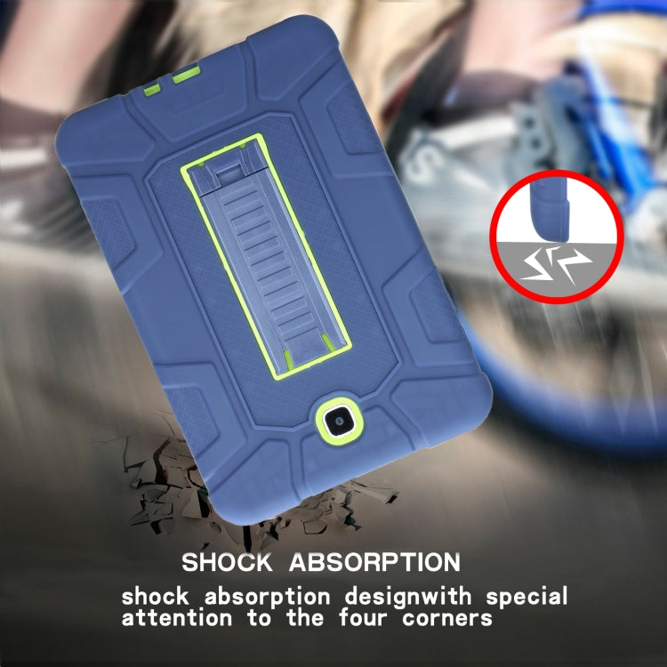 For Samsung Galaxy Tab A 8.0 2015 C5 Four Corners Shockproof Silicone + PC Protective Case with Holder