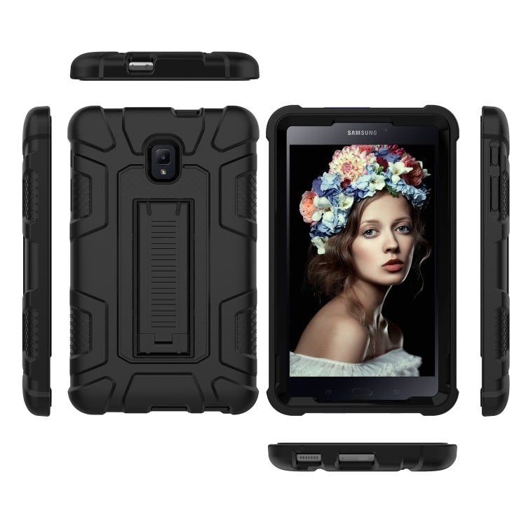 For Samsung Galaxy Tab A 8.0 2017 C5 Four Corners Shockproof Silicone + PC Protective Case with Holder