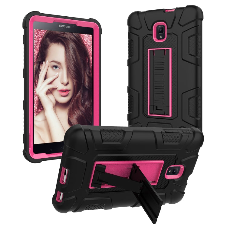 For Samsung Galaxy Tab A 8.0 2017 C5 Four Corners Shockproof Silicone + PC Protective Case with Holder
