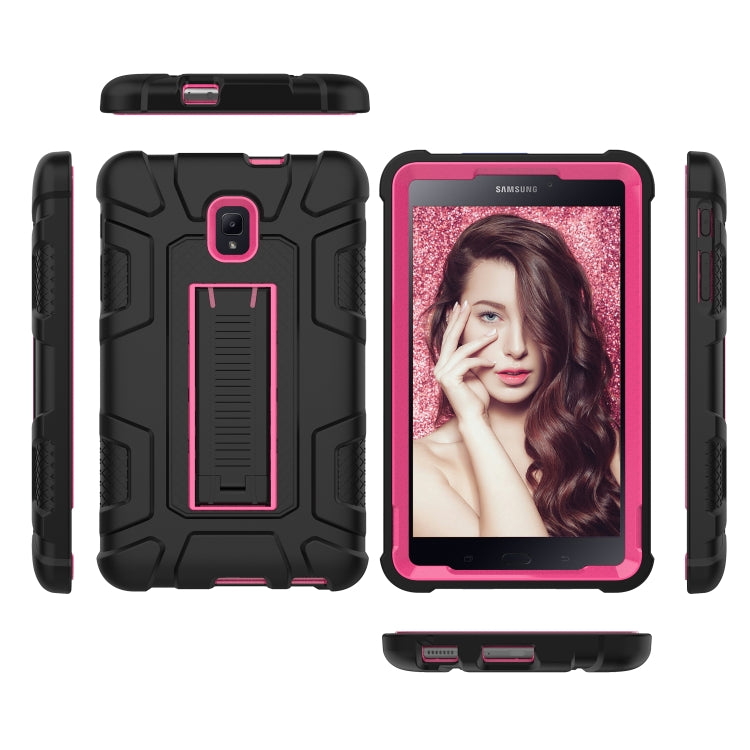 For Samsung Galaxy Tab A 8.0 2017 C5 Four Corners Shockproof Silicone + PC Protective Case with Holder
