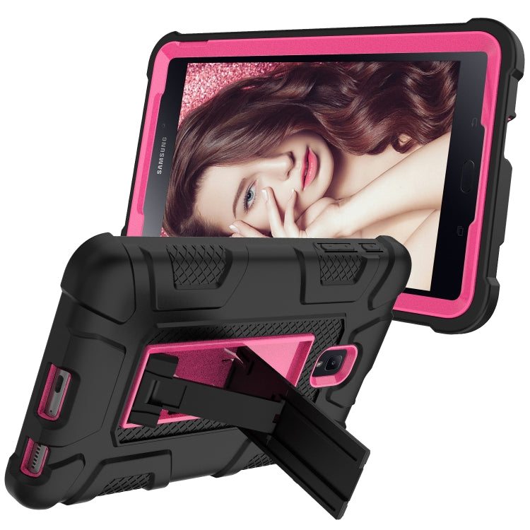 For Samsung Galaxy Tab A 8.0 2017 C5 Four Corners Shockproof Silicone + PC Protective Case with Holder
