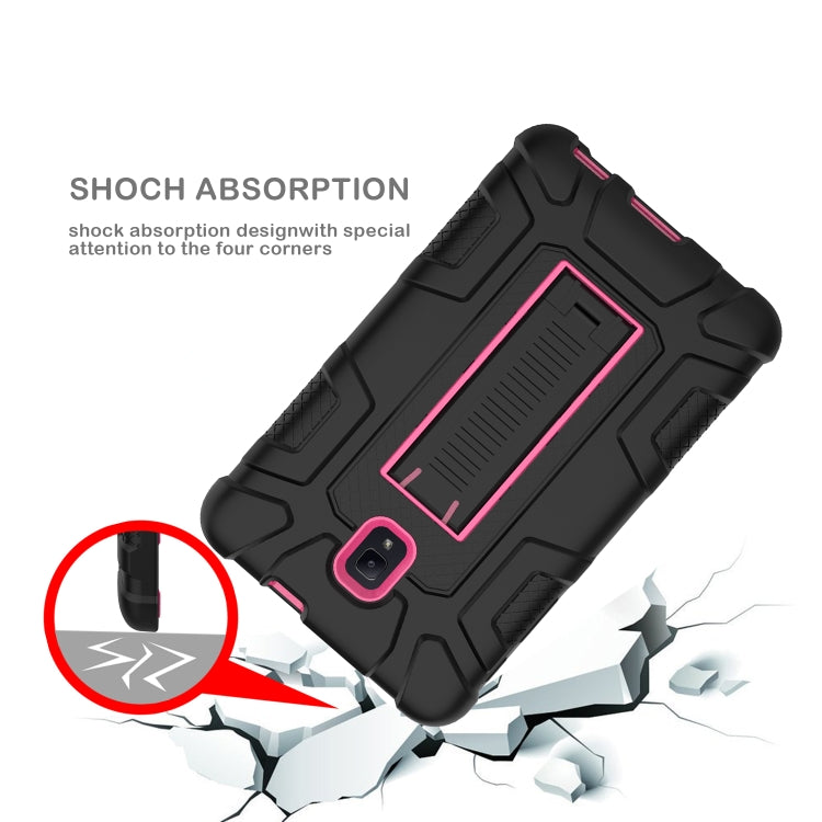 For Samsung Galaxy Tab A 8.0 2017 C5 Four Corners Shockproof Silicone + PC Protective Case with Holder