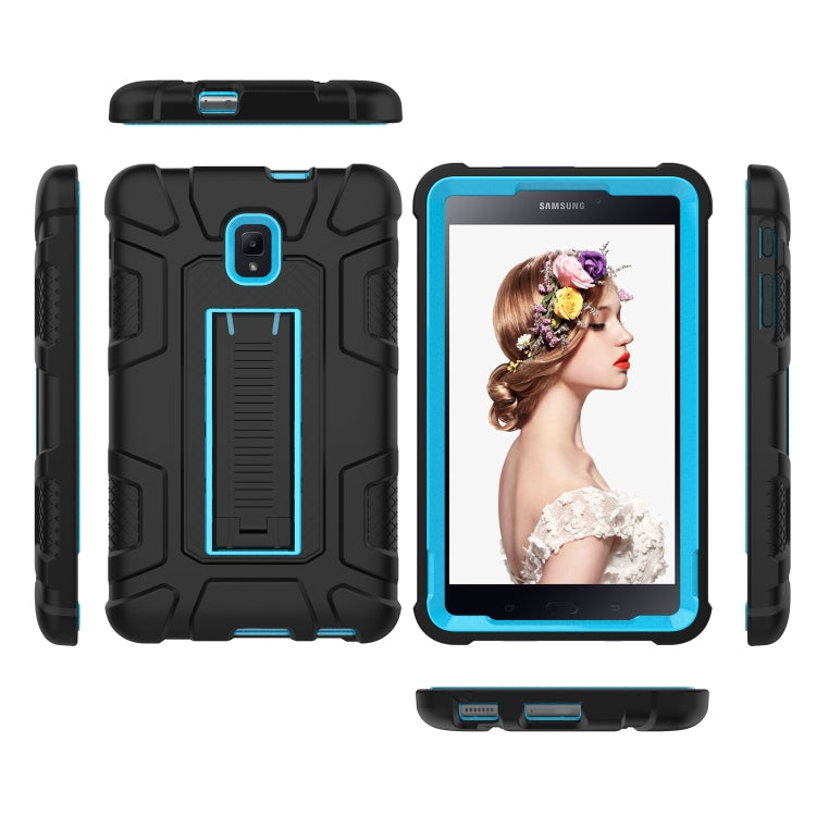 For Samsung Galaxy Tab A 8.0 2017 C5 Four Corners Shockproof Silicone + PC Protective Case with Holder