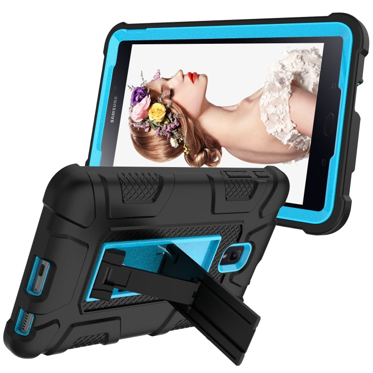 For Samsung Galaxy Tab A 8.0 2017 C5 Four Corners Shockproof Silicone + PC Protective Case with Holder