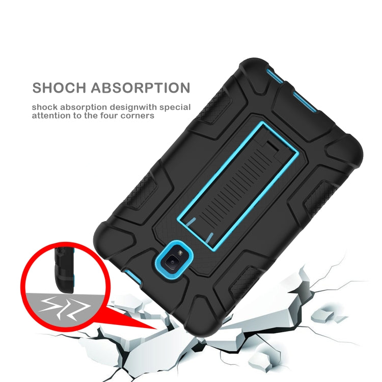 For Samsung Galaxy Tab A 8.0 2017 C5 Four Corners Shockproof Silicone + PC Protective Case with Holder