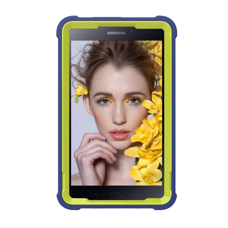 For Samsung Galaxy Tab A 8.0 2017 C5 Four Corners Shockproof Silicone + PC Protective Case with Holder