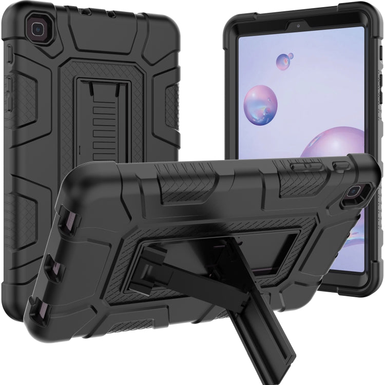For Samsung Galaxy Tab A 8.4 T307 C5 Four Corners Shockproof Silicone + PC Protective Case with Holder