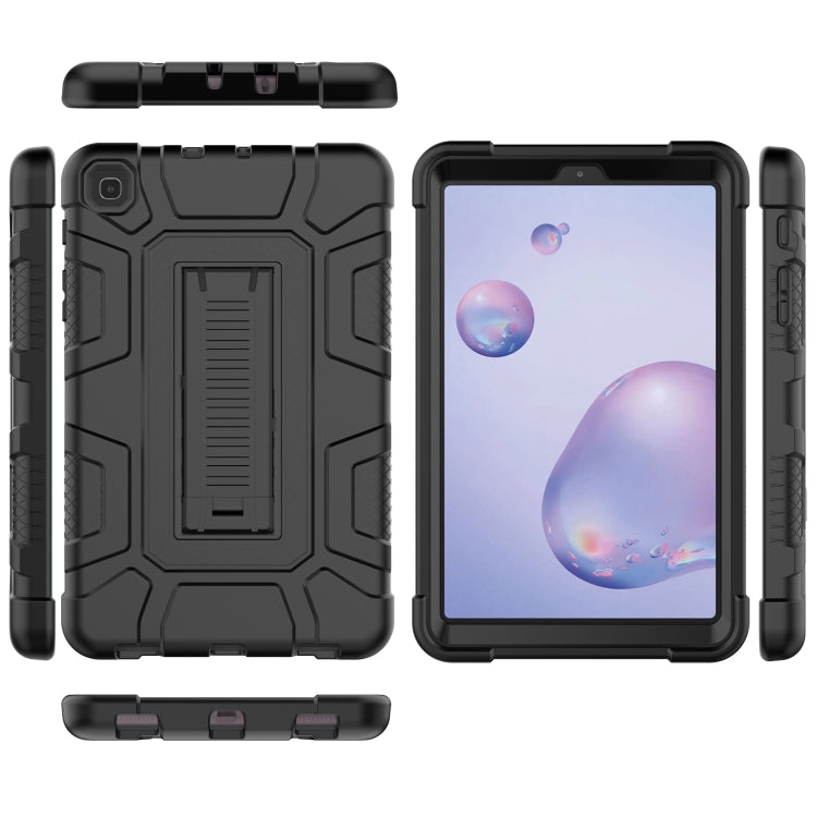 For Samsung Galaxy Tab A 8.4 T307 C5 Four Corners Shockproof Silicone + PC Protective Case with Holder