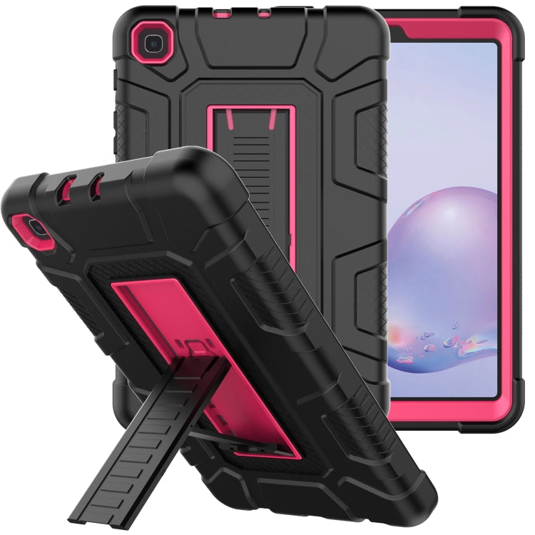 For Samsung Galaxy Tab A 8.4 T307 C5 Four Corners Shockproof Silicone + PC Protective Case with Holder