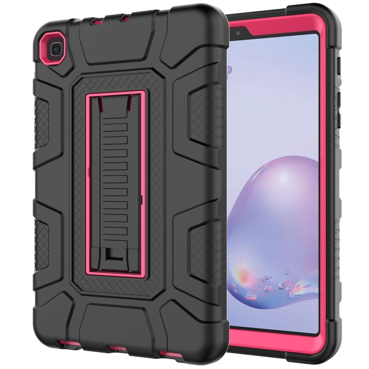 For Samsung Galaxy Tab A 8.4 T307 C5 Four Corners Shockproof Silicone + PC Protective Case with Holder