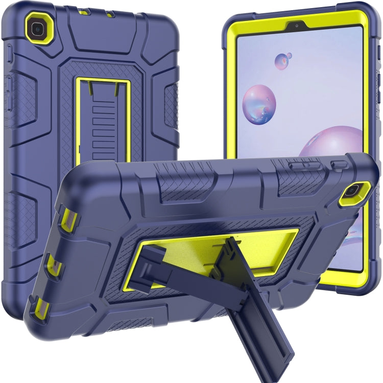 For Samsung Galaxy Tab A 8.4 T307 C5 Four Corners Shockproof Silicone + PC Protective Case with Holder