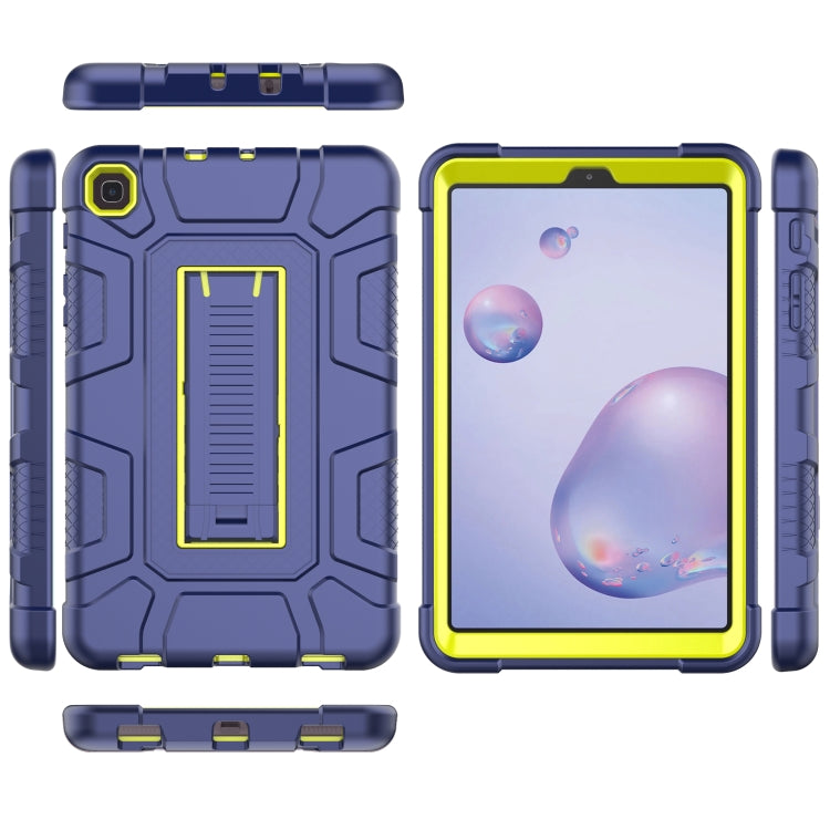 For Samsung Galaxy Tab A 8.4 T307 C5 Four Corners Shockproof Silicone + PC Protective Case with Holder