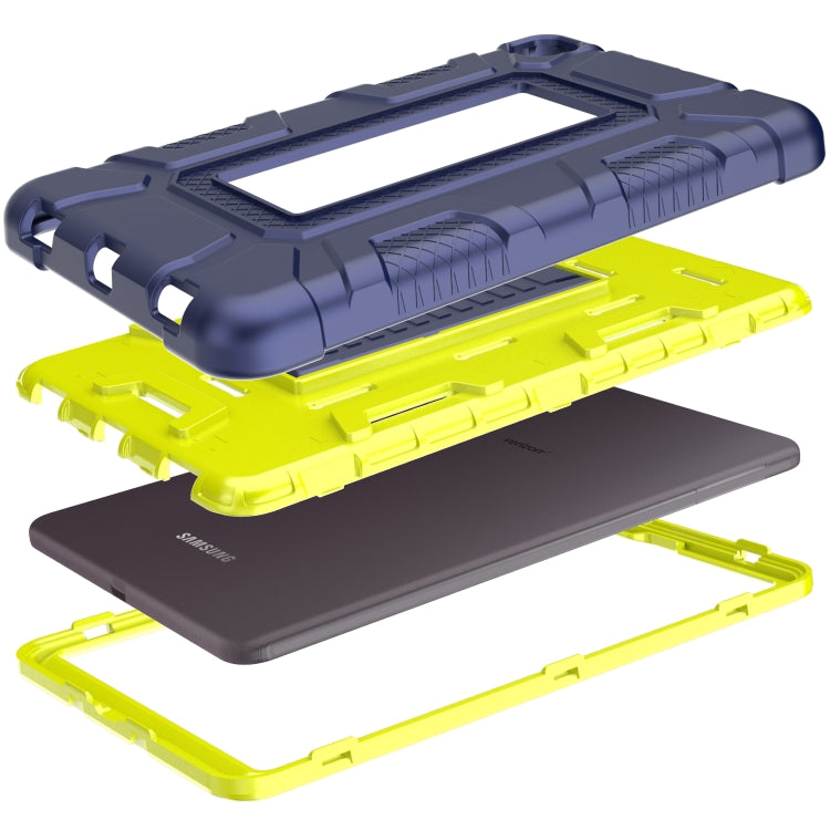 For Samsung Galaxy Tab A 8.4 T307 C5 Four Corners Shockproof Silicone + PC Protective Case with Holder