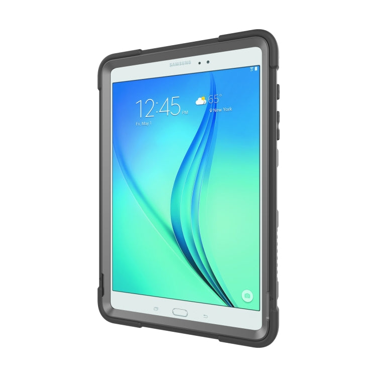 For Samsung Galaxy Tab A 9.7 T550 C5 Four Corners Shockproof Silicone + PC Protective Case with Holder