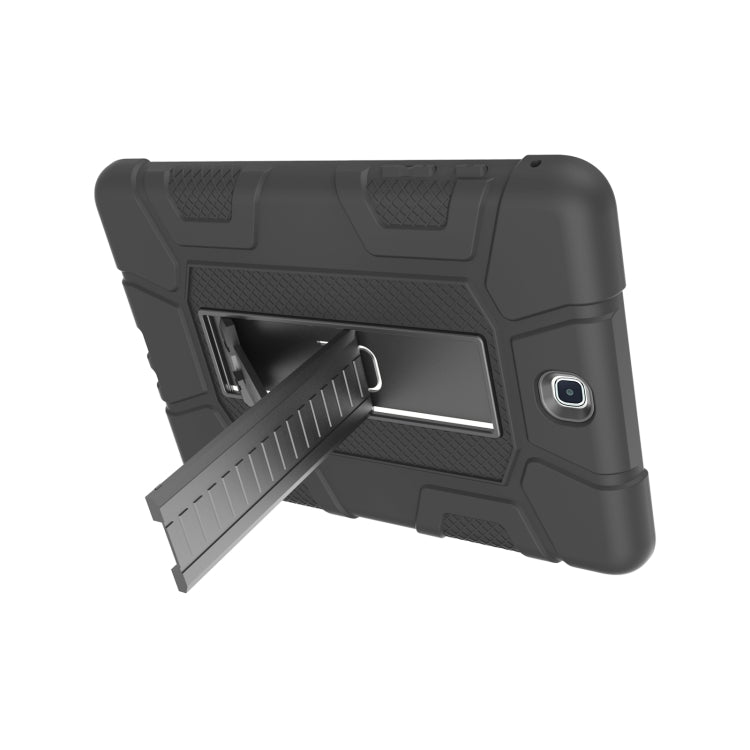 For Samsung Galaxy Tab A 9.7 T550 C5 Four Corners Shockproof Silicone + PC Protective Case with Holder
