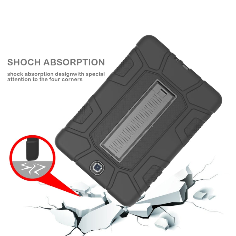 For Samsung Galaxy Tab A 9.7 T550 C5 Four Corners Shockproof Silicone + PC Protective Case with Holder