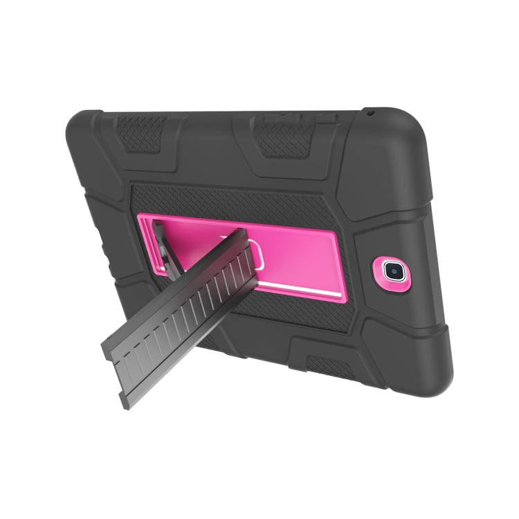 For Samsung Galaxy Tab A 9.7 T550 C5 Four Corners Shockproof Silicone + PC Protective Case with Holder