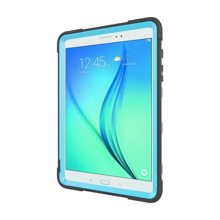 For Samsung Galaxy Tab A 9.7 T550 C5 Four Corners Shockproof Silicone + PC Protective Case with Holder