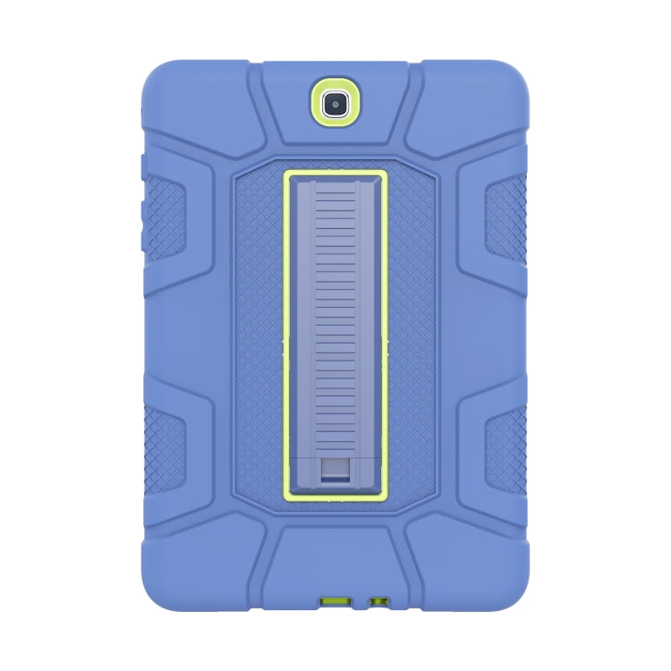 For Samsung Galaxy Tab A 9.7 T550 C5 Four Corners Shockproof Silicone + PC Protective Case with Holder