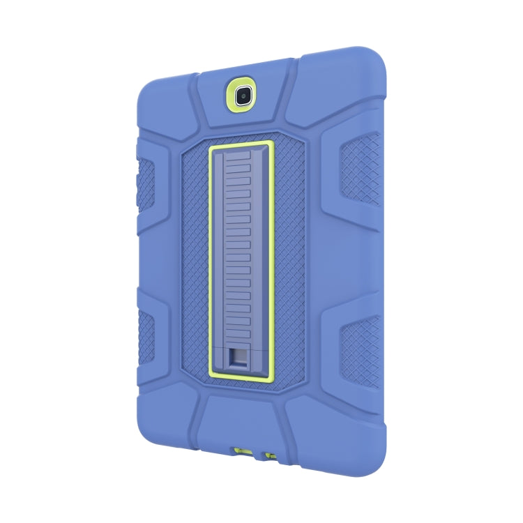 For Samsung Galaxy Tab A 9.7 T550 C5 Four Corners Shockproof Silicone + PC Protective Case with Holder