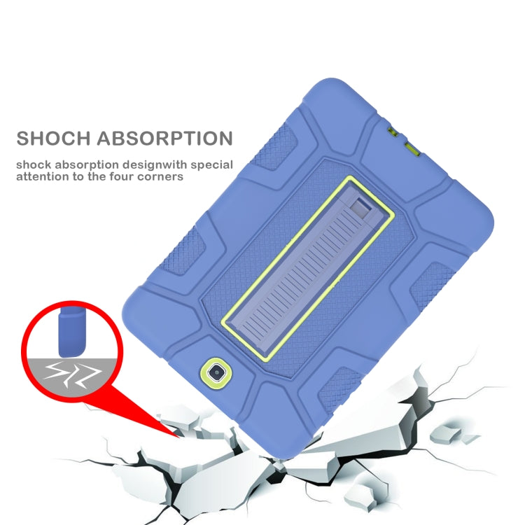 For Samsung Galaxy Tab A 9.7 T550 C5 Four Corners Shockproof Silicone + PC Protective Case with Holder