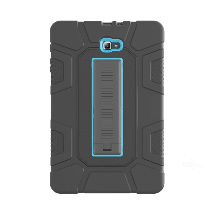 For Samsung Galaxy Tab A  10.1 T580 C5 Four Corners Shockproof Silicone + PC Protective Case with Holder