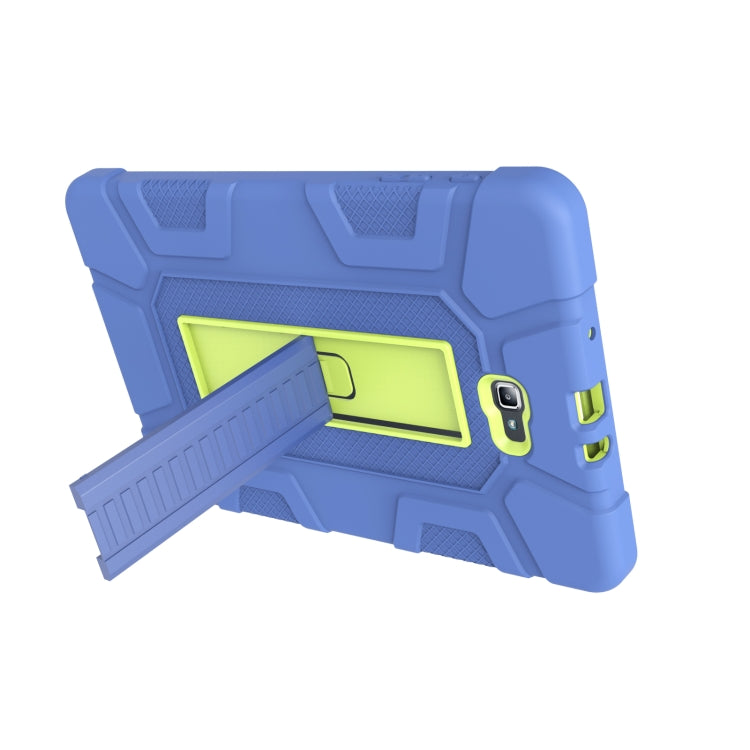 For Samsung Galaxy Tab A  10.1 T580 C5 Four Corners Shockproof Silicone + PC Protective Case with Holder