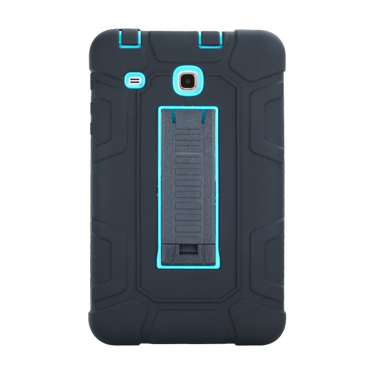 For Samsung Galaxy Tab E 8.0 T377 C5 Four Corners Shockproof Silicone + PC Protective Case with Holder