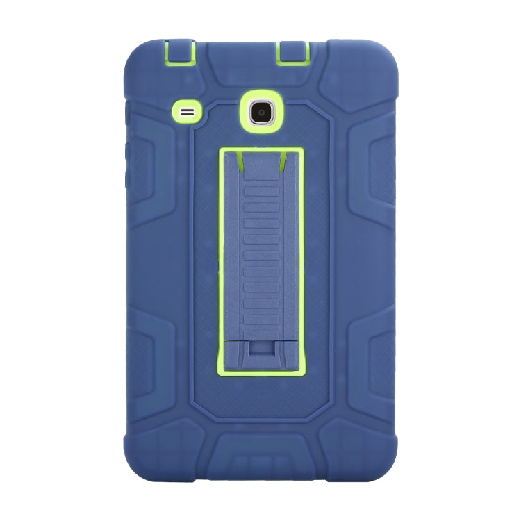 For Samsung Galaxy Tab E 8.0 T377 C5 Four Corners Shockproof Silicone + PC Protective Case with Holder