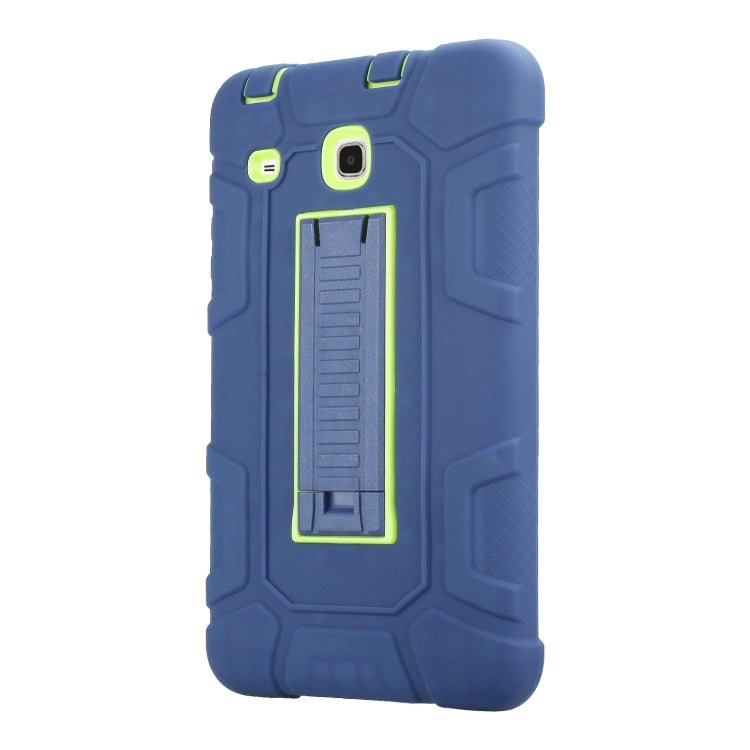 For Samsung Galaxy Tab E 8.0 T377 C5 Four Corners Shockproof Silicone + PC Protective Case with Holder