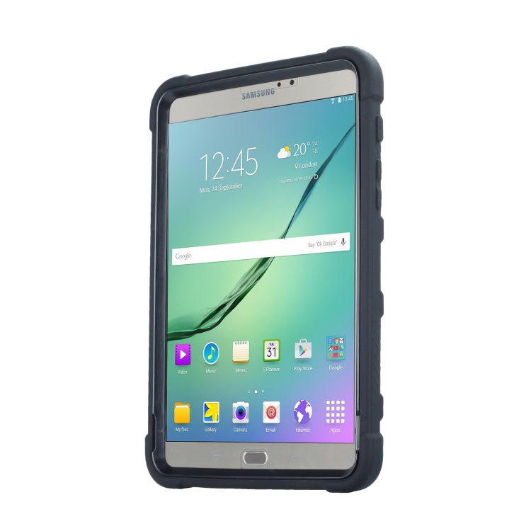 For Samsung Galaxy Tab S2 8.0 T710 C5 Four Corners Shockproof Silicone + PC Protective Case with Holder
