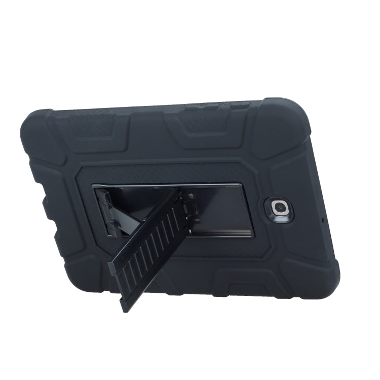 For Samsung Galaxy Tab S2 8.0 T710 C5 Four Corners Shockproof Silicone + PC Protective Case with Holder
