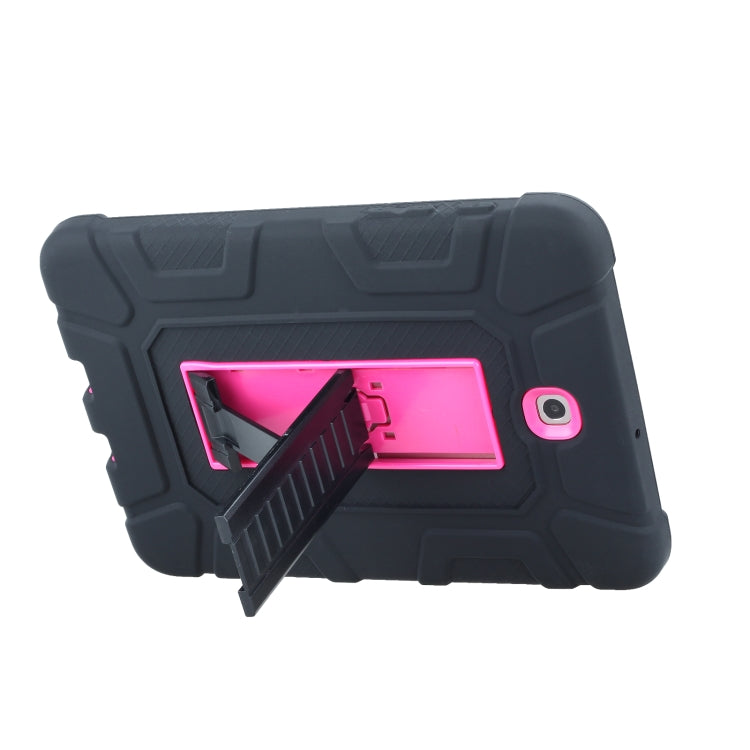For Samsung Galaxy Tab S2 8.0 T710 C5 Four Corners Shockproof Silicone + PC Protective Case with Holder