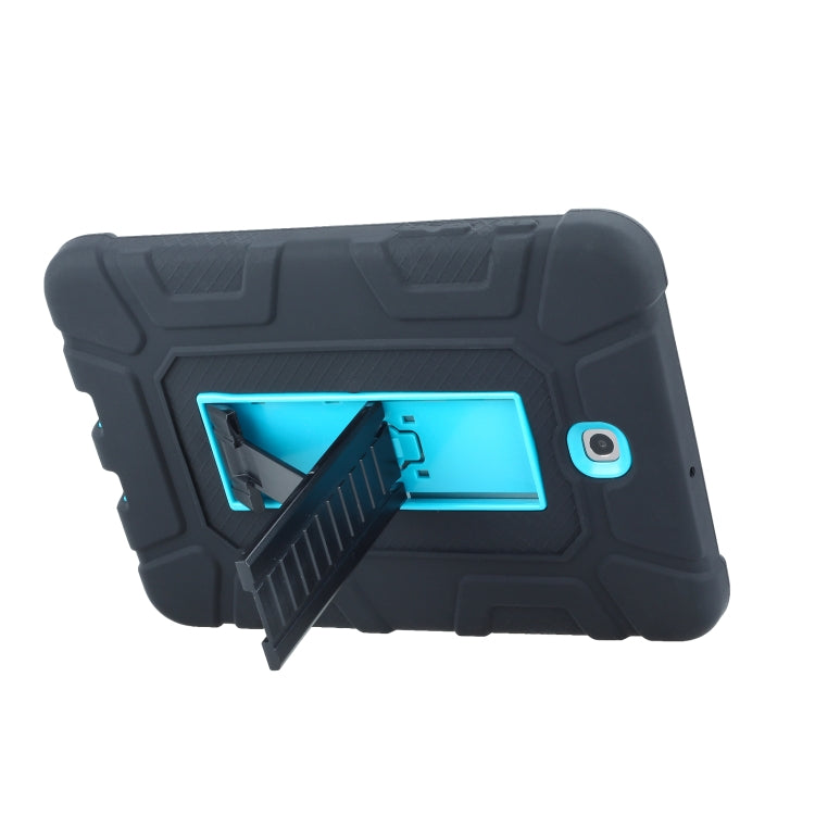 For Samsung Galaxy Tab S2 8.0 T710 C5 Four Corners Shockproof Silicone + PC Protective Case with Holder