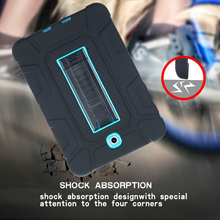 For Samsung Galaxy Tab S2 8.0 T710 C5 Four Corners Shockproof Silicone + PC Protective Case with Holder