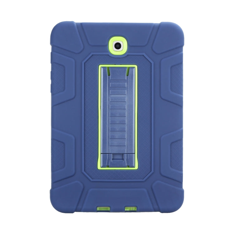 For Samsung Galaxy Tab S2 8.0 T710 C5 Four Corners Shockproof Silicone + PC Protective Case with Holder