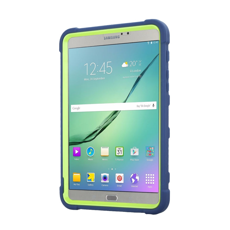For Samsung Galaxy Tab S2 8.0 T710 C5 Four Corners Shockproof Silicone + PC Protective Case with Holder