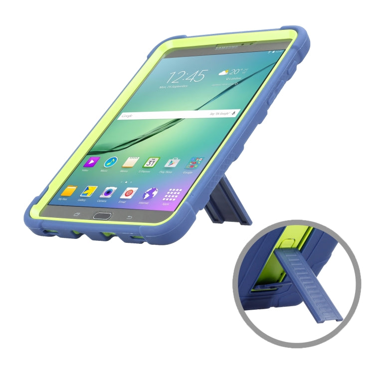 For Samsung Galaxy Tab S2 8.0 T710 C5 Four Corners Shockproof Silicone + PC Protective Case with Holder