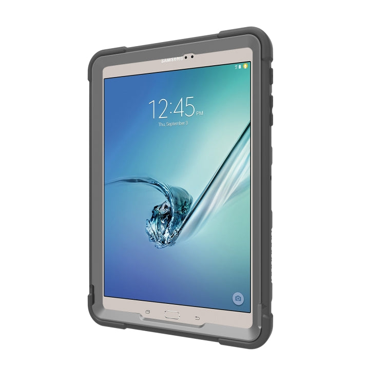 For Samsung Galaxy Tab S2 9.7 T810 C5 Four Corners Shockproof Silicone + PC Protective Case with Holder