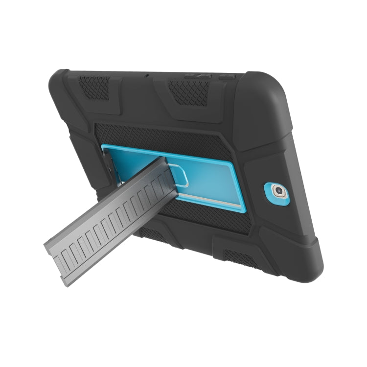 For Samsung Galaxy Tab S2 9.7 T810 C5 Four Corners Shockproof Silicone + PC Protective Case with Holder