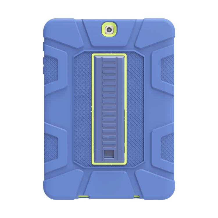 For Samsung Galaxy Tab S2 9.7 T810 C5 Four Corners Shockproof Silicone + PC Protective Case with Holder